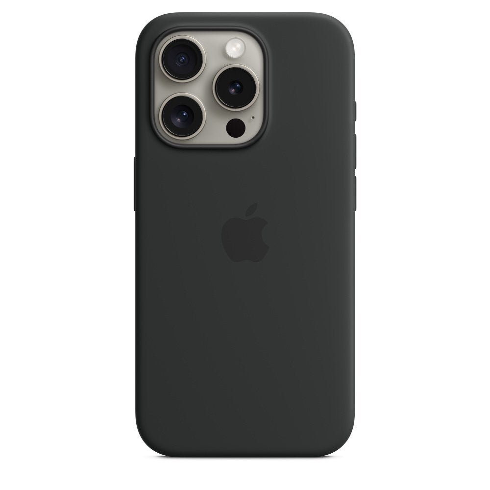 Apple Funda De Silicona Iphone 15 Pro Con Magsafe Negro