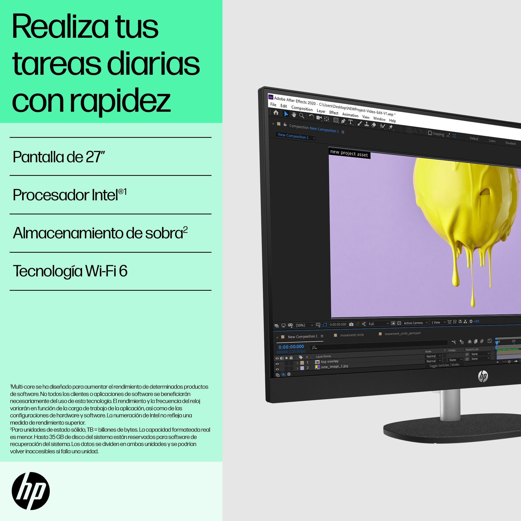 EAN 0199251583513 - HP All-in-One 27-cr0090ns Intel® Core™ i5 i5-1335U 68,6 cm (27") 1920 x 1080 Pixeles PC todo en uno 16 GB imagen 4