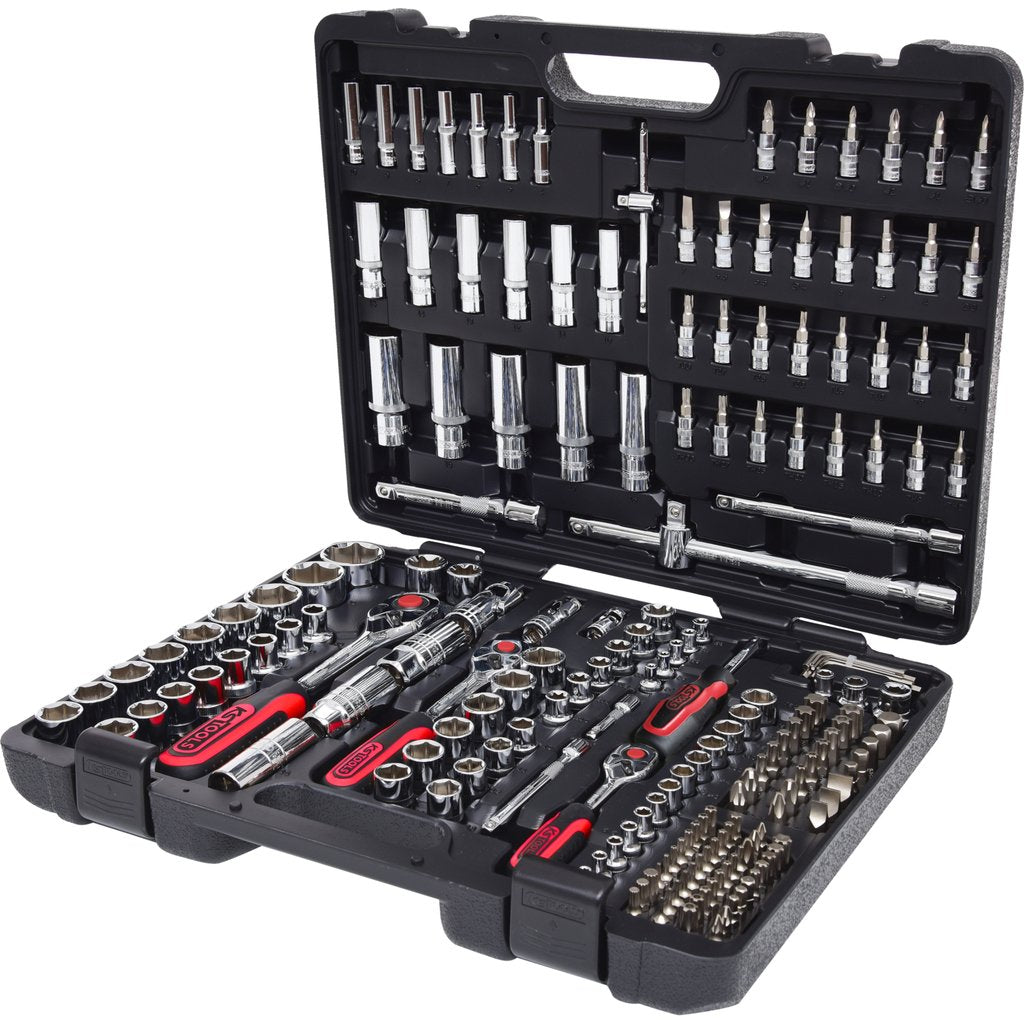 Ks Tools 1/4 +3/8 +1/2 195tlg Chromeplus Steckschl.-Satz