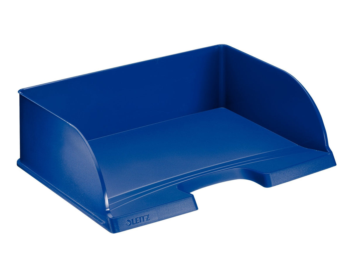 Leitz Briefablage Jumbo Transversal Plus Din A4 Transversal Azul