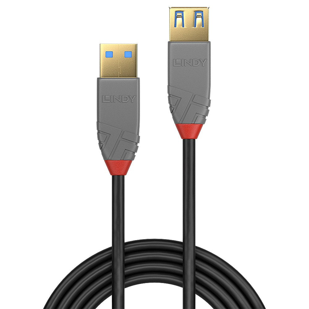Lindy Usb 3.0 Verlängerung Typ A/A Anthra Line M/F 3m