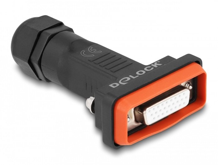 Delock D-Sub Hd De 26 Pines Hembra Con Carcasa Ip67 Resistente Al Agua