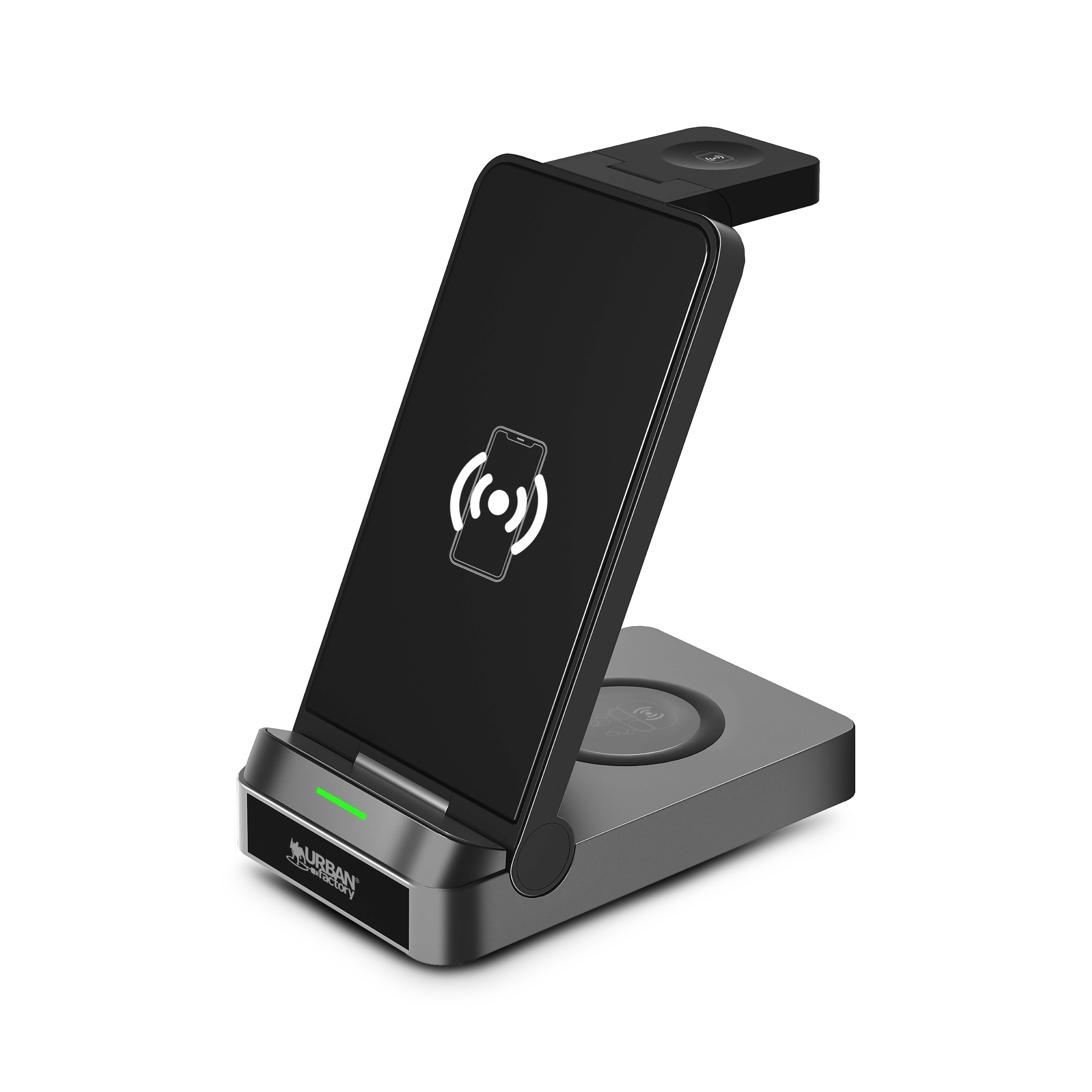 EAN 3760170884165 - Urban Factory SWC40UF cargador de dispositivo móvil Universal Negro USB Cargador inalámbrico Carga rápida imagen 1