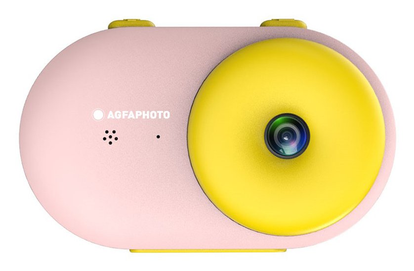 Cámara Digital Deportiva Agfaphoto Realikids Cam Waterproof 16mp Rosa Incluye Tarjeta Micro Sd 8gb