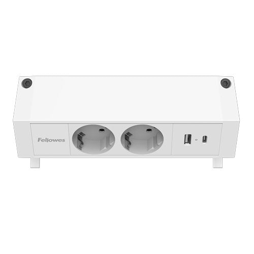 Regleta Fellowes 100137183 Base Múltiple 2 M 2 Salidas Ac Interior Blanco