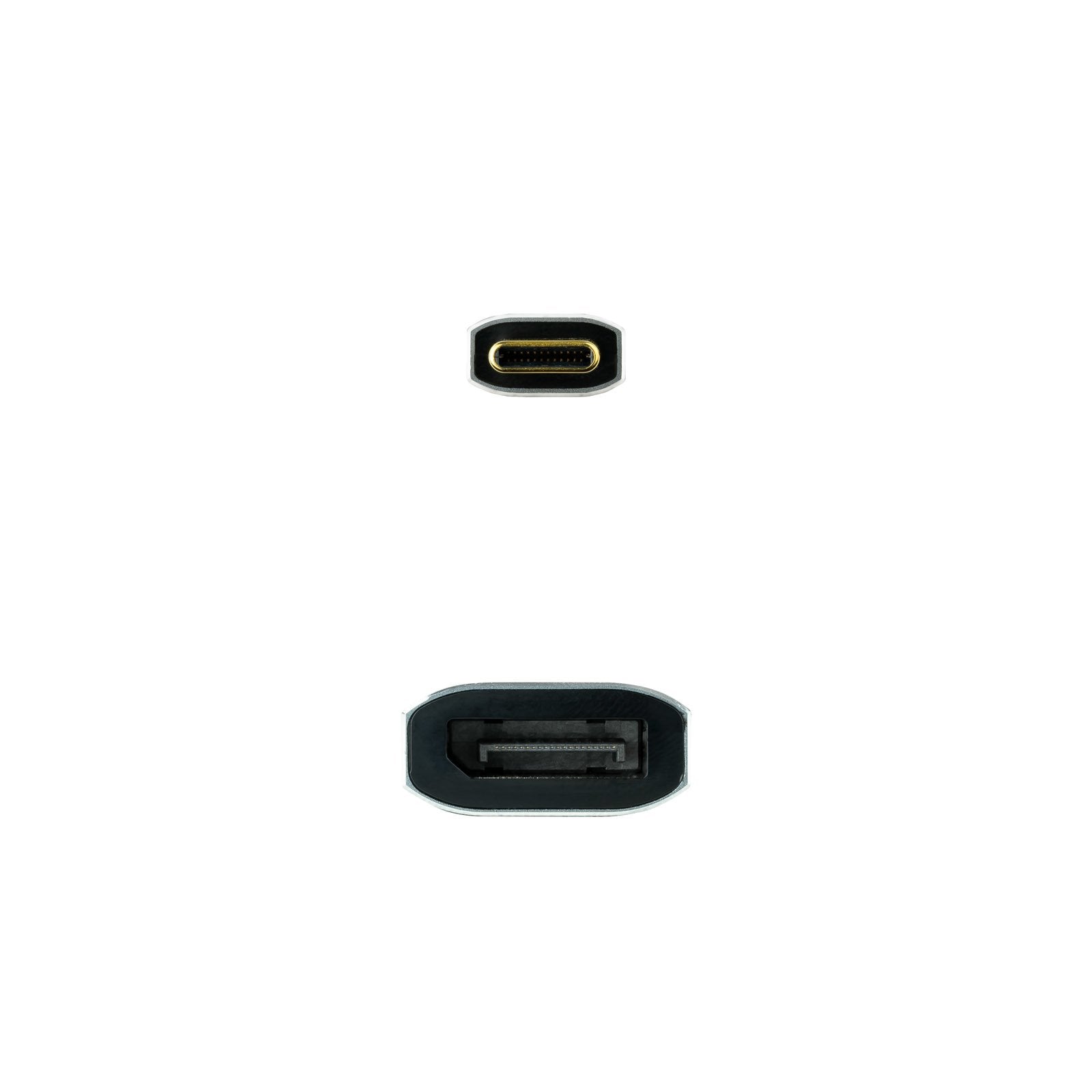 EAN 8433281012875 - Nanocable 10.16.4104-G adaptador de cable de vídeo 0,15 m USB Tipo C imagen 3