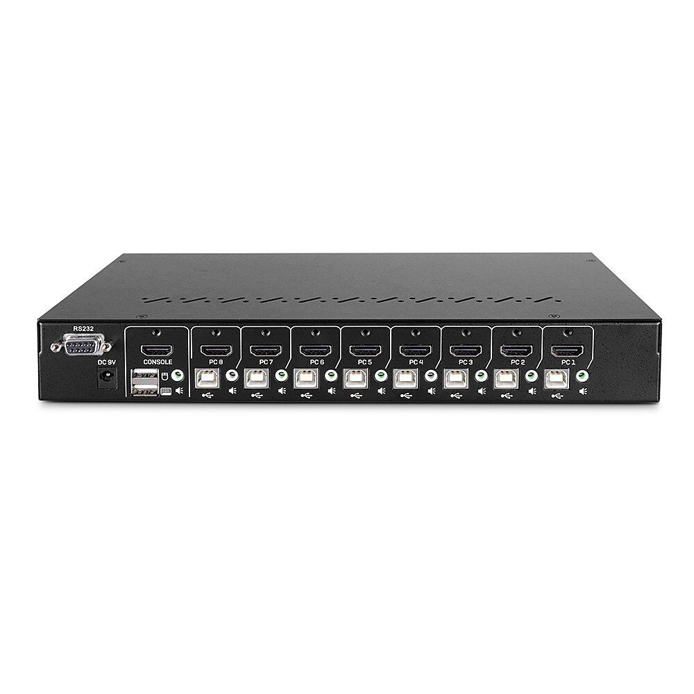 Lindy 8 Port Hdmi 4k60 Usb 2.0 Audio Kvm Switch