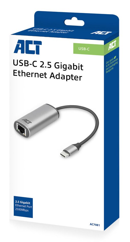 Adaptador Act Connectivity Usb C A Rj45 Ethernet 2.5gb
