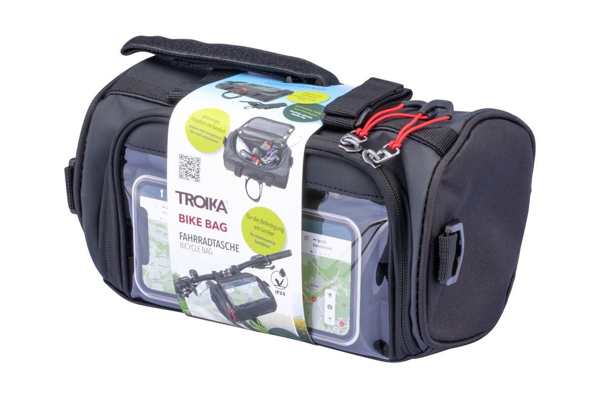 EAN 4024023022050 - TROIKA BKB30/BK bolsa para bicicletas y cesta Frente Bolsa de bicicletas 4 L Nylon, PVC, Lona alquitranad imagen 5