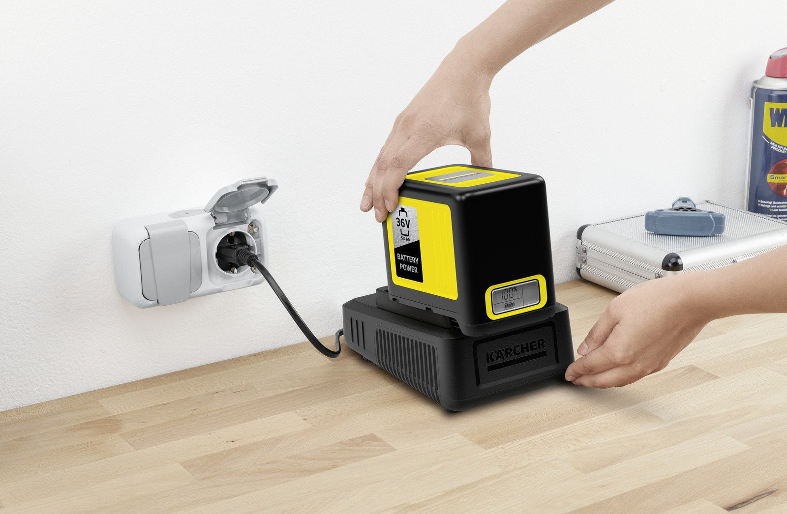 EAN 4054278509037 - Kärcher 2.445-031.0 cargador y batería cargable imagen 2
