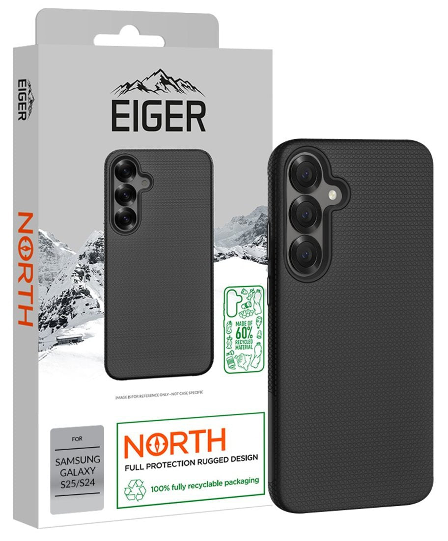 Eiger North Case Galaxy S25/S24 Schwarz