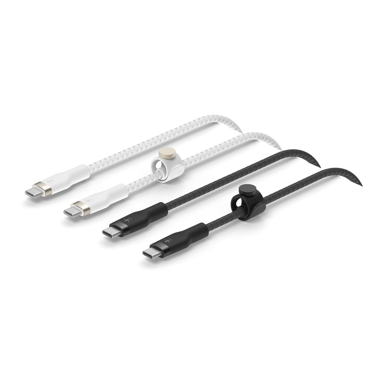 1x2 Belkin Pro Flex Silicone 1m Usb-C/Usb-C B+W Cab011bt1mbw2pk