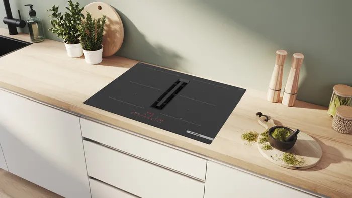 EAN 4242005433582 - Bosch Serie 6 PVQ711H26E hobs Negro Integrado 71 cm Con placa de inducción 4 zona(s) Campana integrada imagen 4