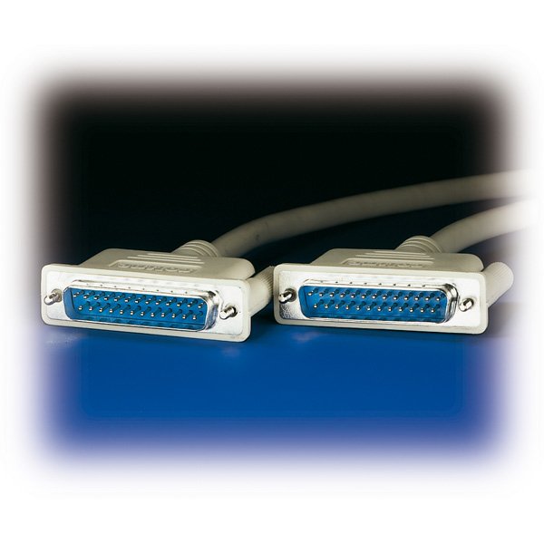 EAN 7611990110087 - ROLINE 6m RS232 cable de serie Gris 25-pin D-SUB RS232 imagen 2