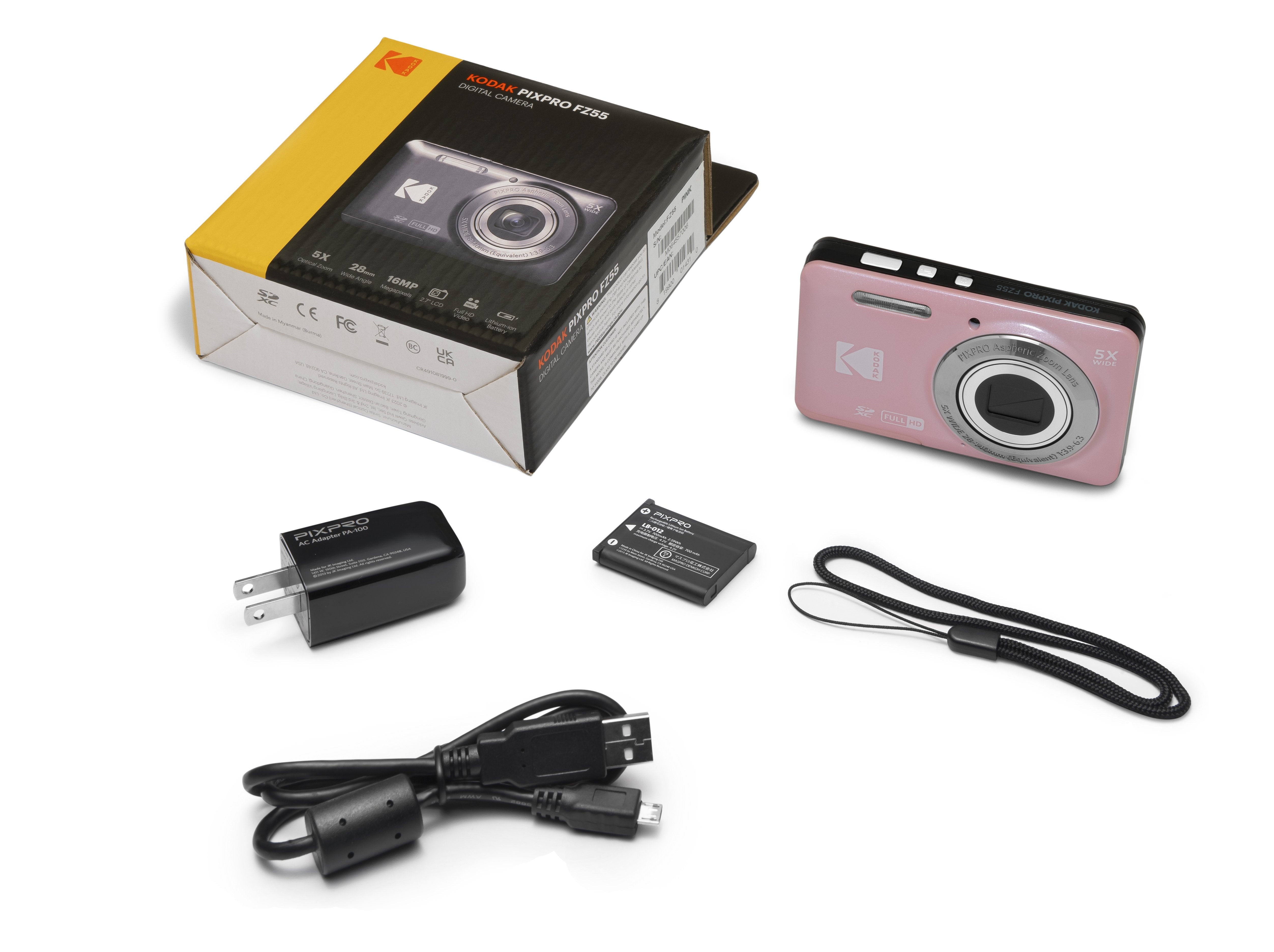 Kodak Pixpro Friendly Zoom Fz55 Rosa