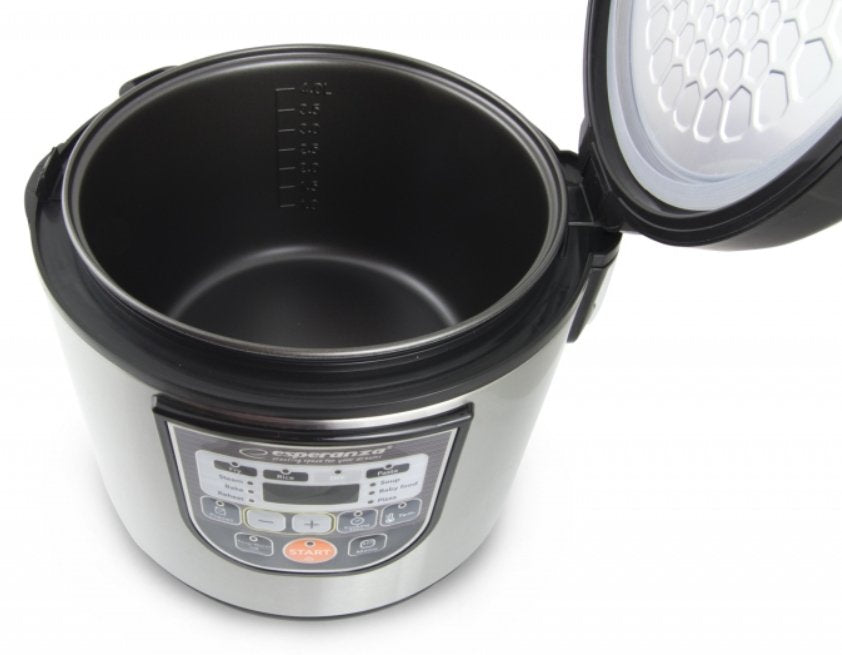 EAN 5901299954027 - Esperanza EKG011 olla multi-cocción 5 L 860 W Negro, Acero inoxidable imagen 4