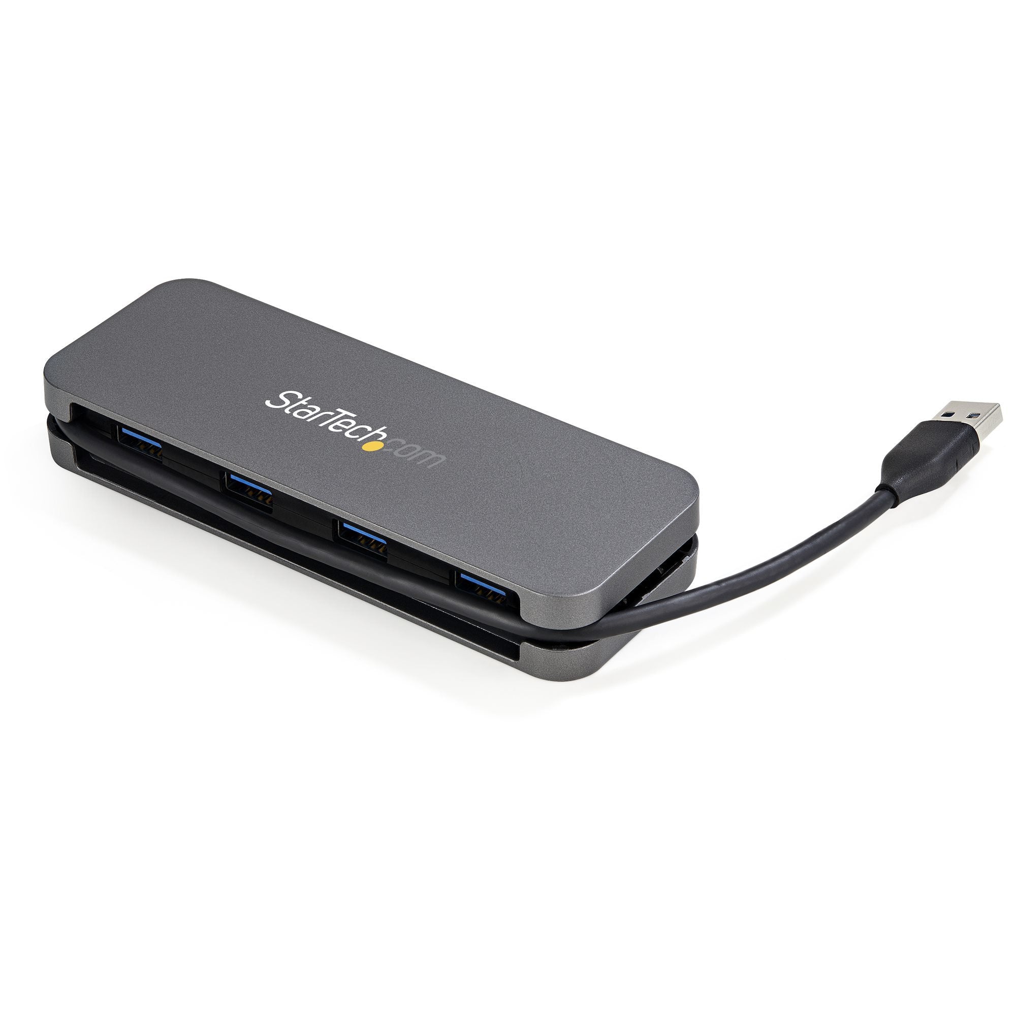 EAN 0065030883443 - StarTech.com HB30AM4AB hub de interfaz USB 3.2 Gen 1 (3.1 Gen 1) Type-A 5000 Mbit/s Negro, Gris imagen 4