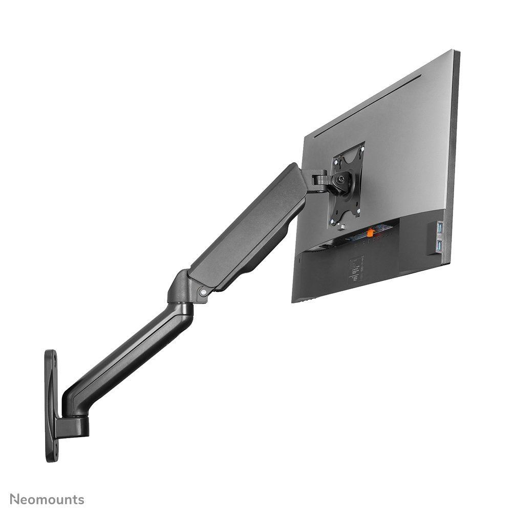 Neomounts By Newstar Wall Mounted Gas Spring Monitor Arm (3 Pivots Vesa 100x100) (Wl70-450bl11)