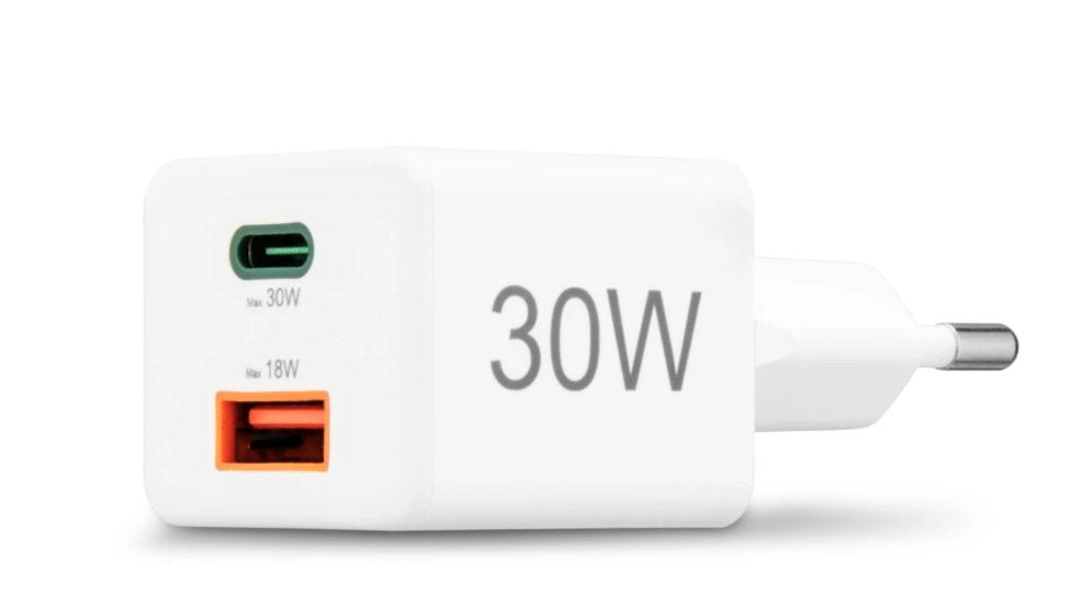 Hama Mini 30w Pd/Qc Biala 00201992 Cargador De Dispositivo Móvil Smartphone Blanco Corriente Alterna Carga Rápida Interior, Exterior