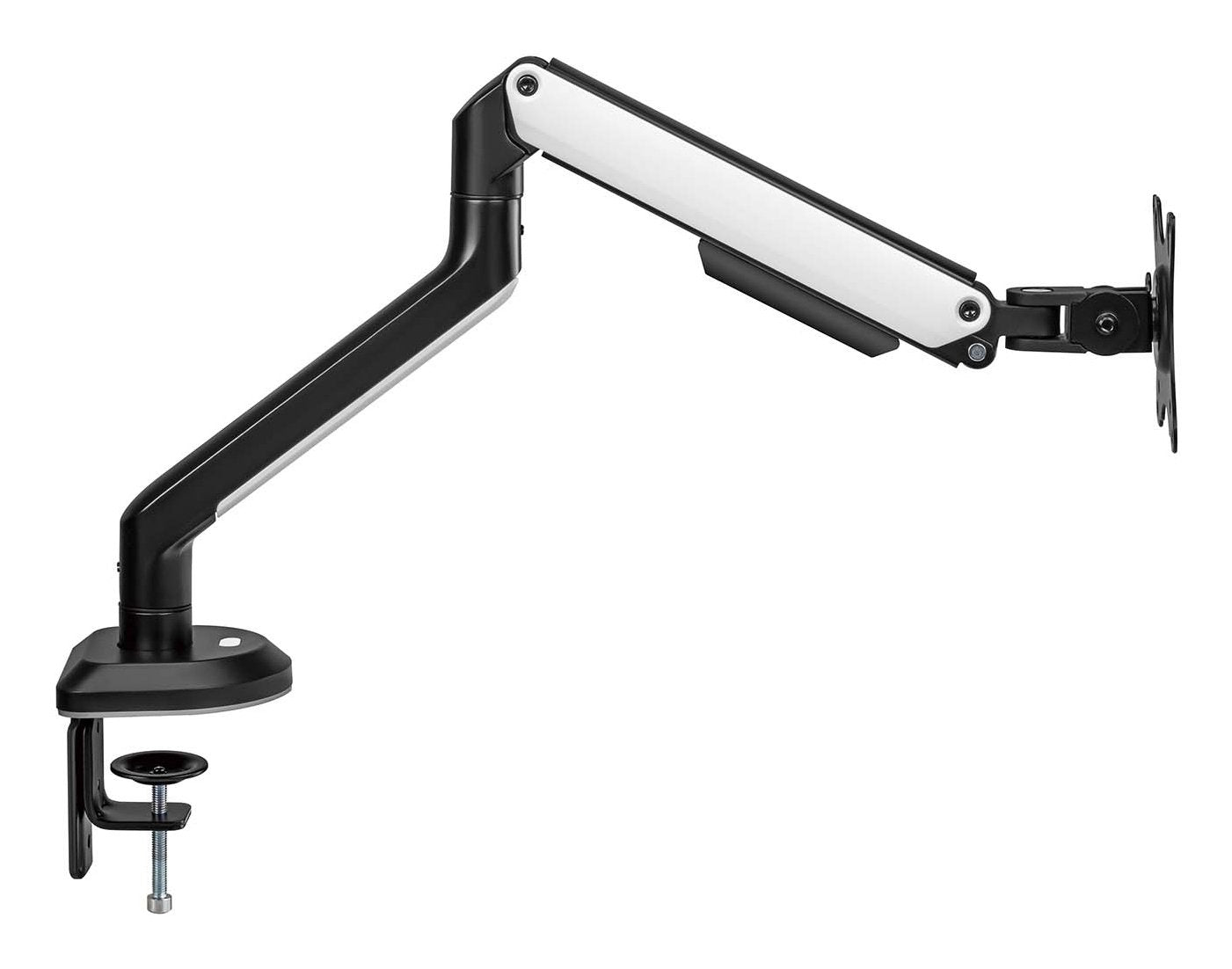 Aisens Soporte De Mesa Rgb Gaming Contrapeso Giratorio E Inclinable Para Monitor/Tv 9kg (3 Pivotes, 1 Brazo) De 17-32, Negro-Blanco