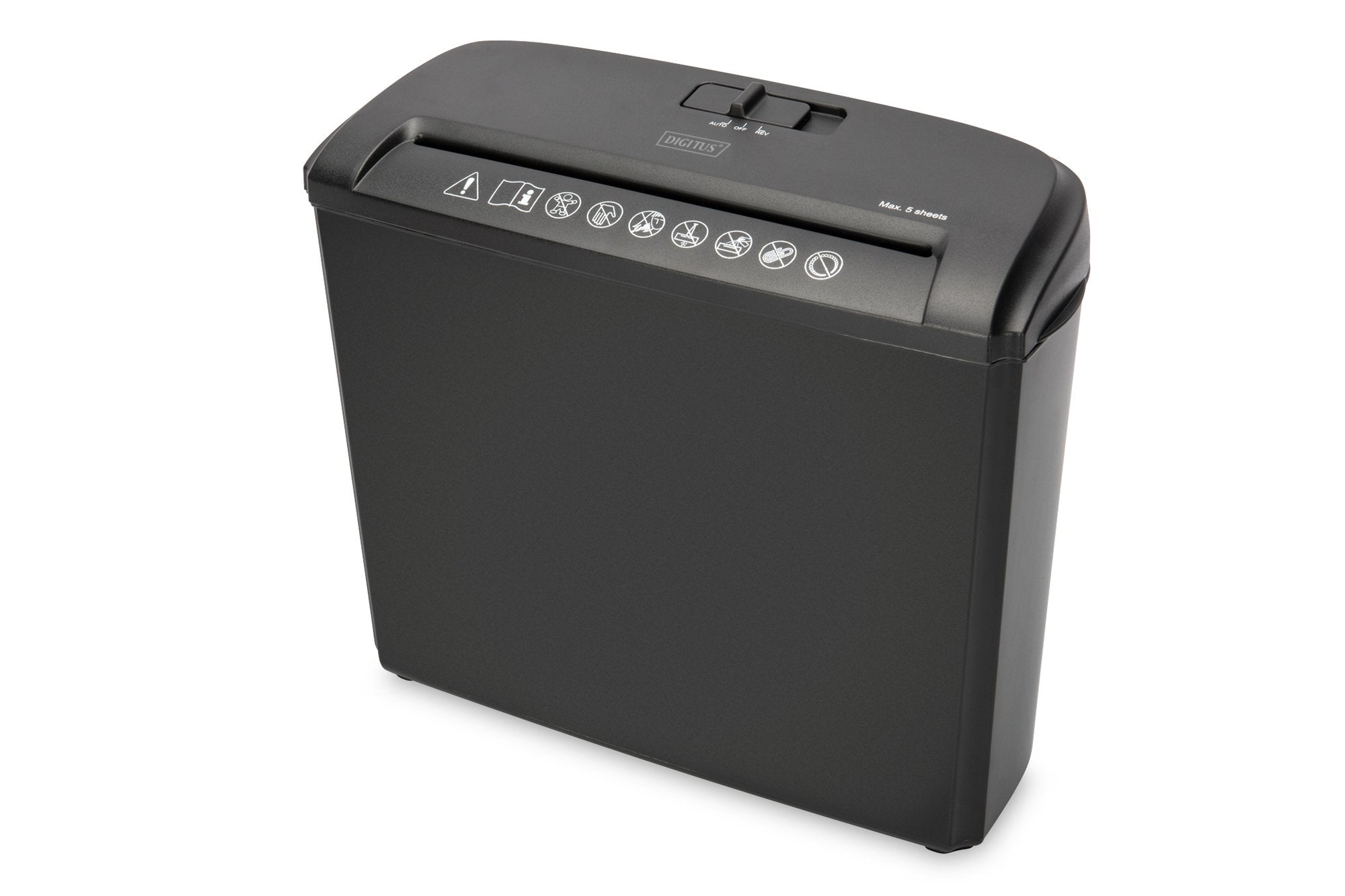 Digitus Da-81604 Triturador De Papel Corte En Tiras 21,8 Cm 74 Db Negro