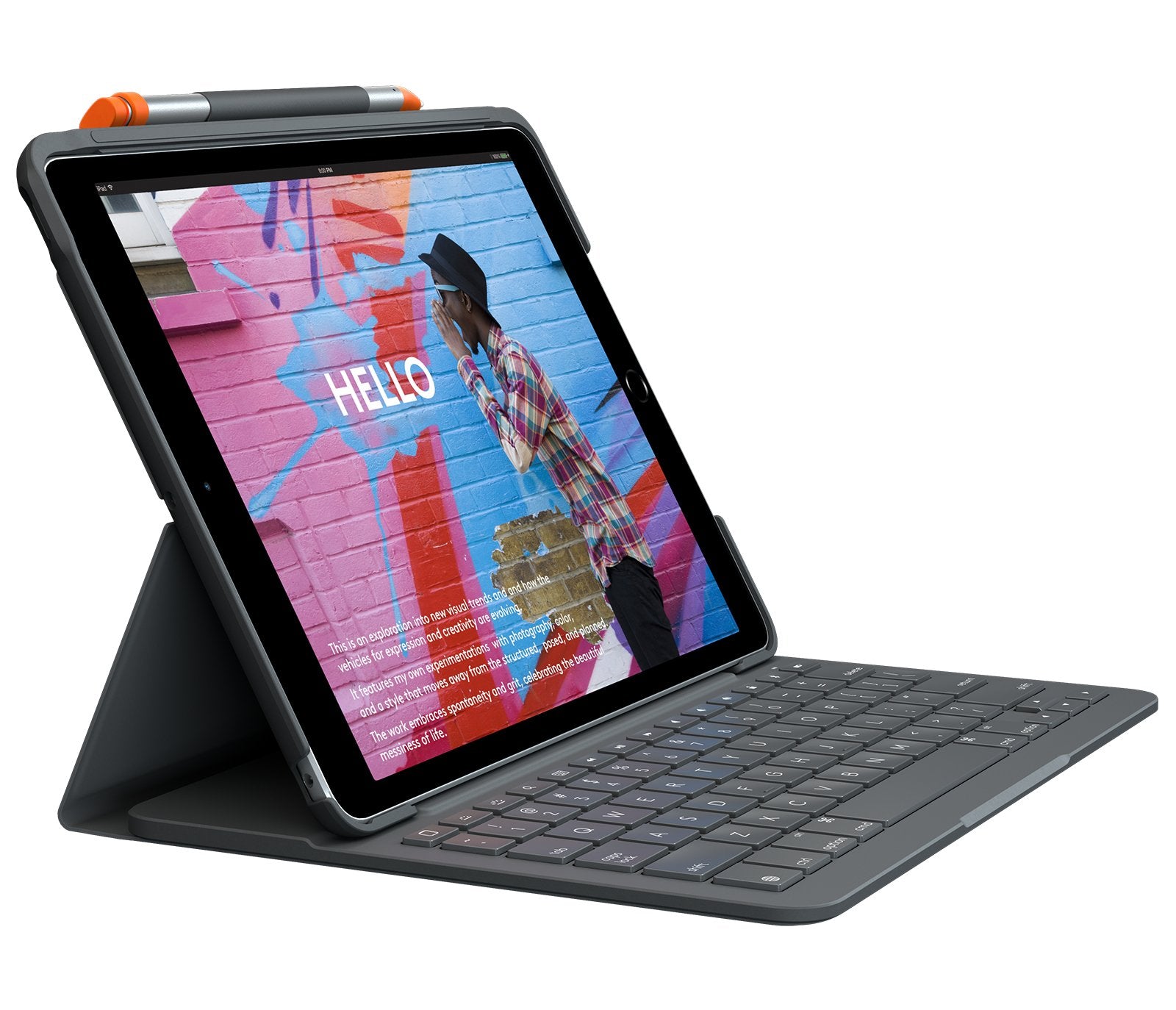 EAN 5099206088276 - Logitech 920-009476 teclado para móvil QWERTZ Suizo Bluetooth Grafito imagen 3
