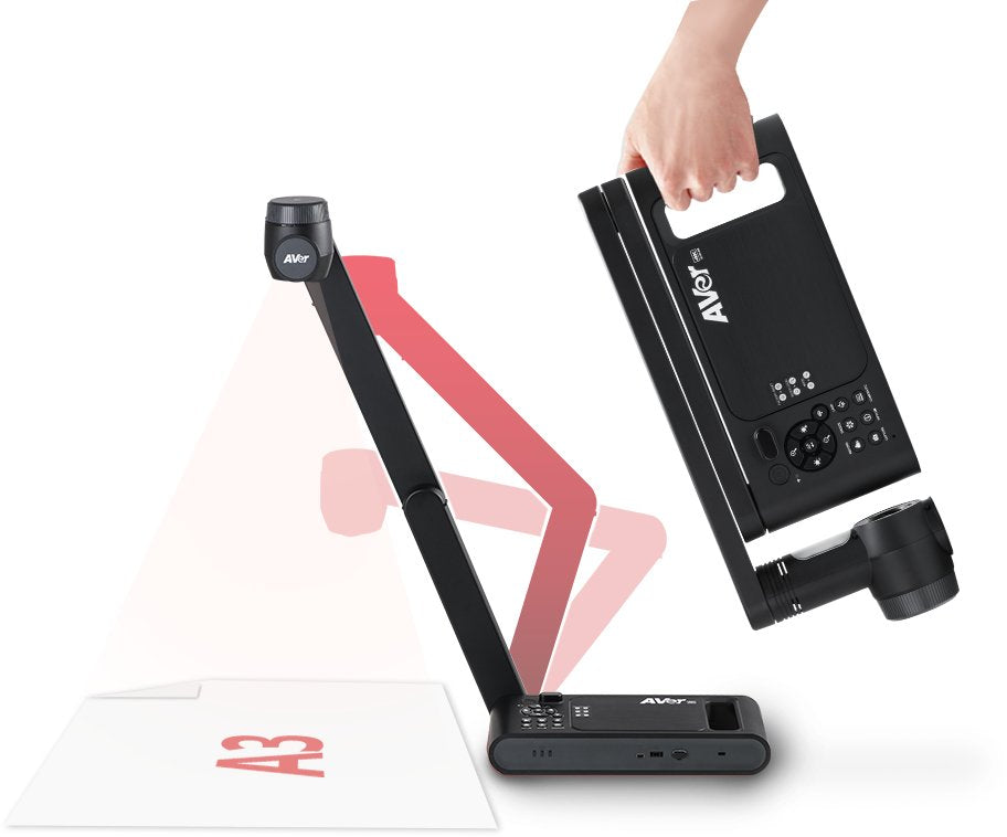 Cámara Aver M70w De Documentos Negro 25,4 / 3,2 Mm (1 / 3.2") Cmos Usb 2.0