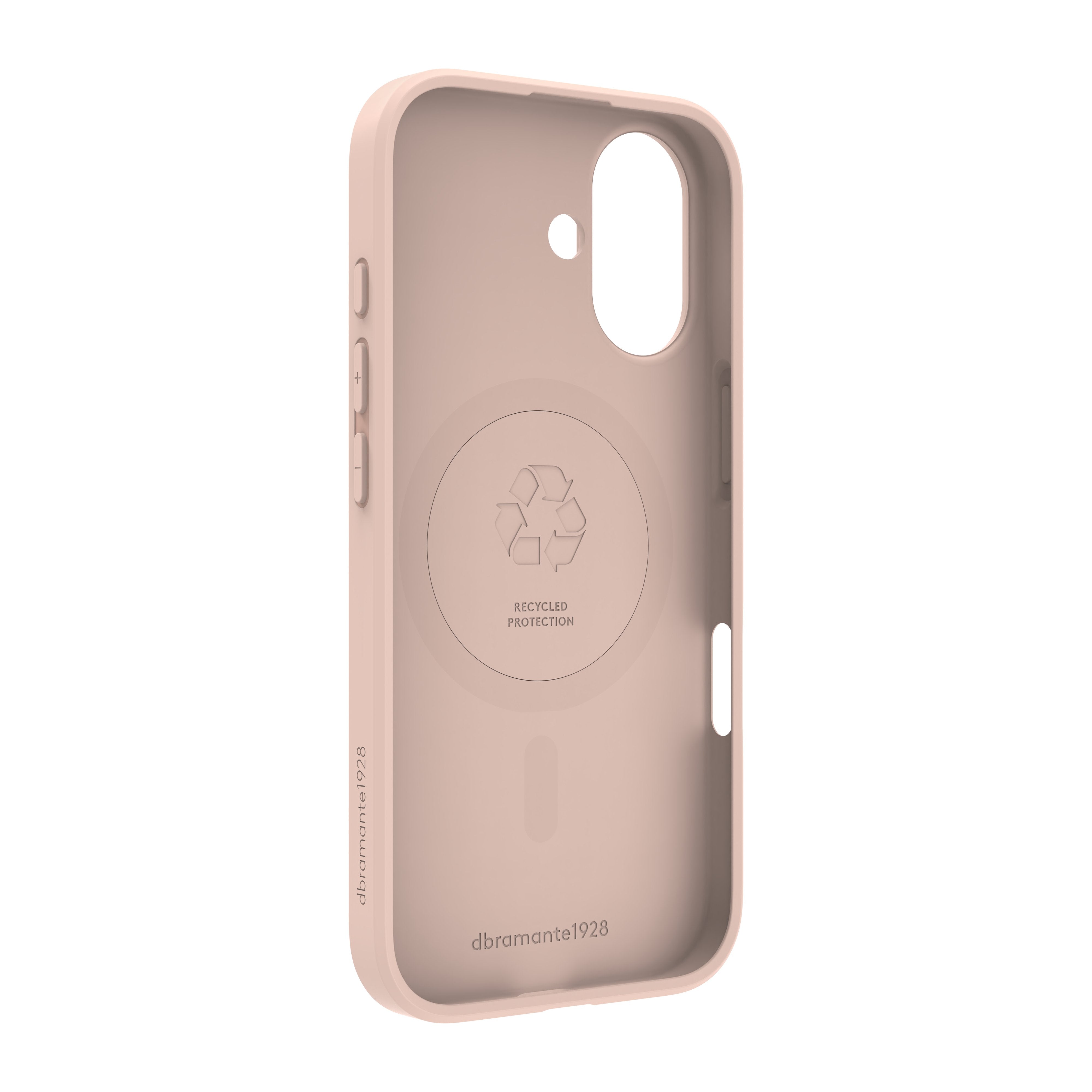 Dbramante1928 Greenland Pro Carcasa Trasera Para Teléfono Móvil Compatibilidad Con Magsafe Plástico Arena Rosa