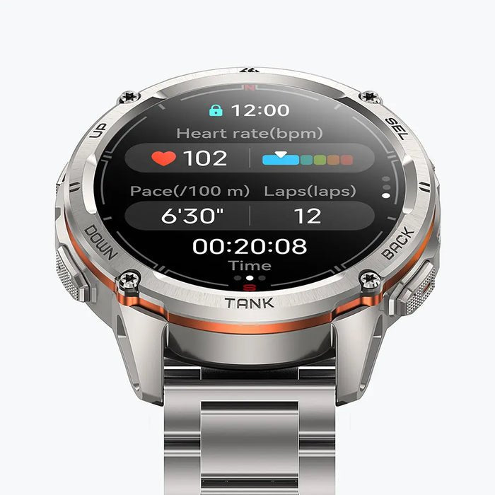 EAN 6974958251187 - KOSPET T3 ULTRA 2 3,63 cm (1.43") AMOLED 48 mm Digital 466 x 466 Pixeles Pantalla táctil Plata GPS (satél imagen 4