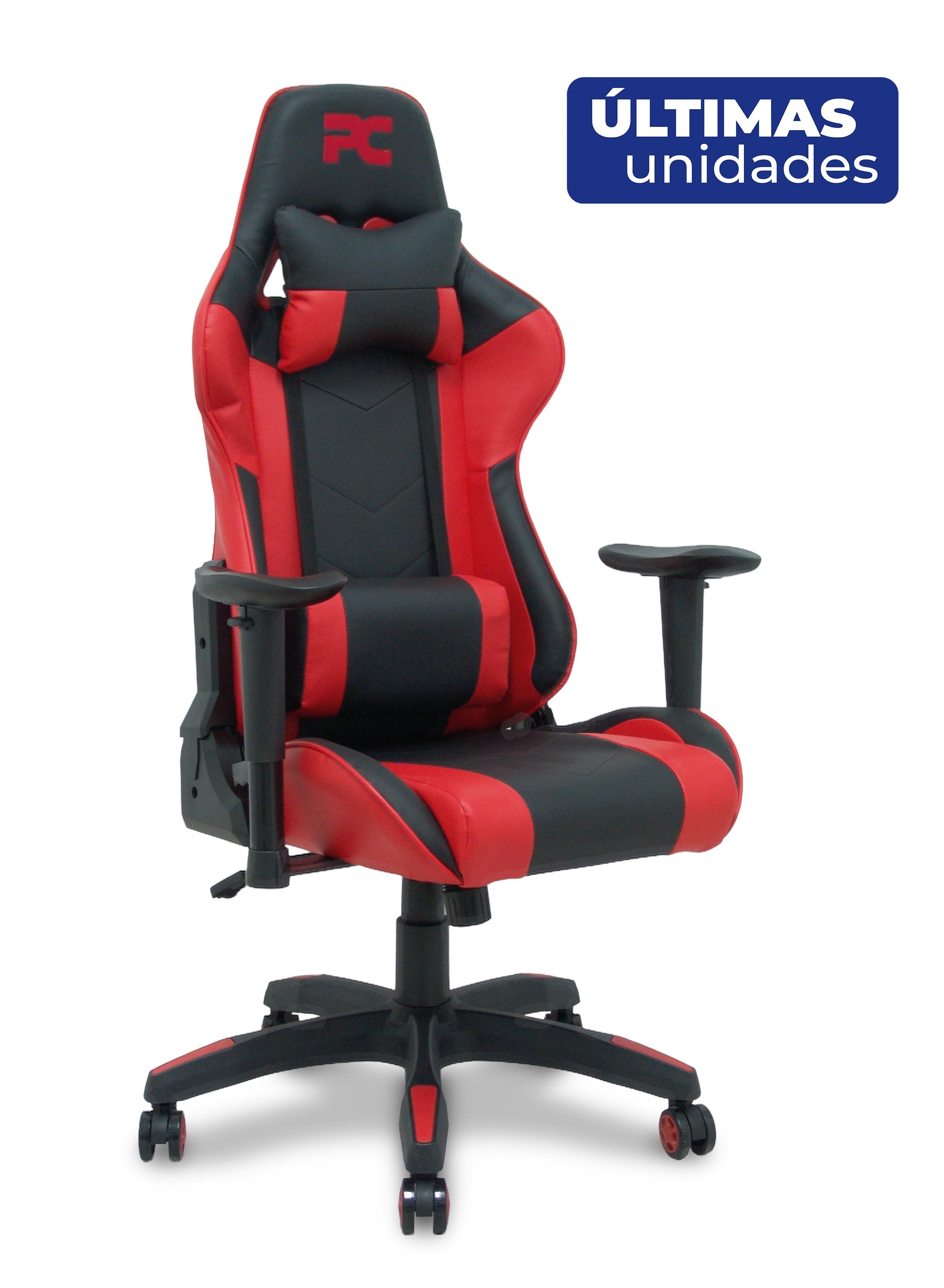 Silla Gaming Atalaya Similpiel Negro Y Rojo