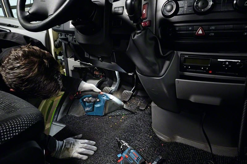 EAN 3165140910712 - Bosch GAS 12V Professional aspiradora de mano Negro, Azul, Rojo Sin bolsa imagen 5