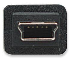 Manhattan Cable Usb Mini-B De Alta Velocidad, 1,8 M, Usb A, Mini-Usb B, Usb 2.0, Macho/Macho, Negro