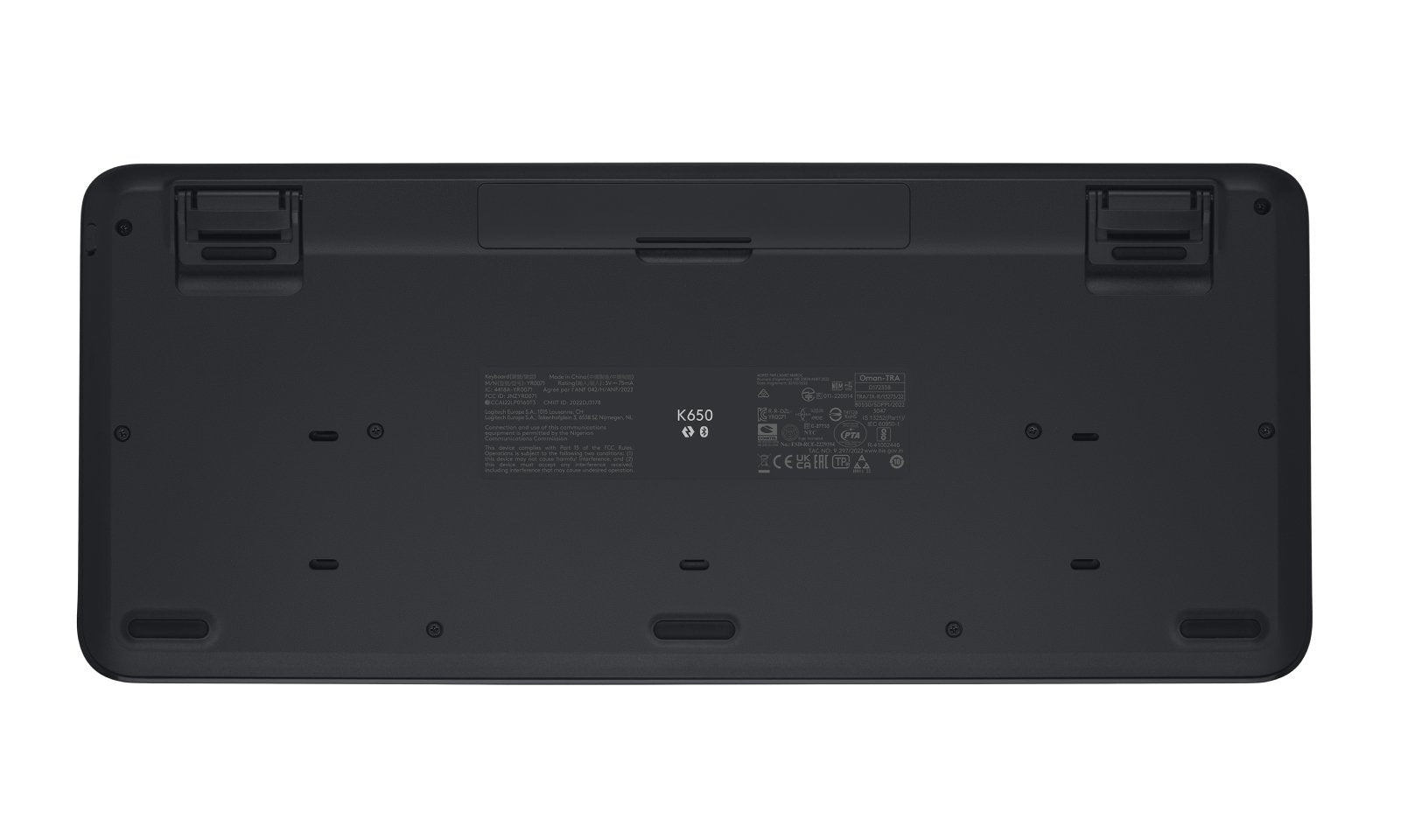 Logitech Signature K650 Teclado Inalámbrico Bluetooth 5.1 Azerty Alemán Grafito