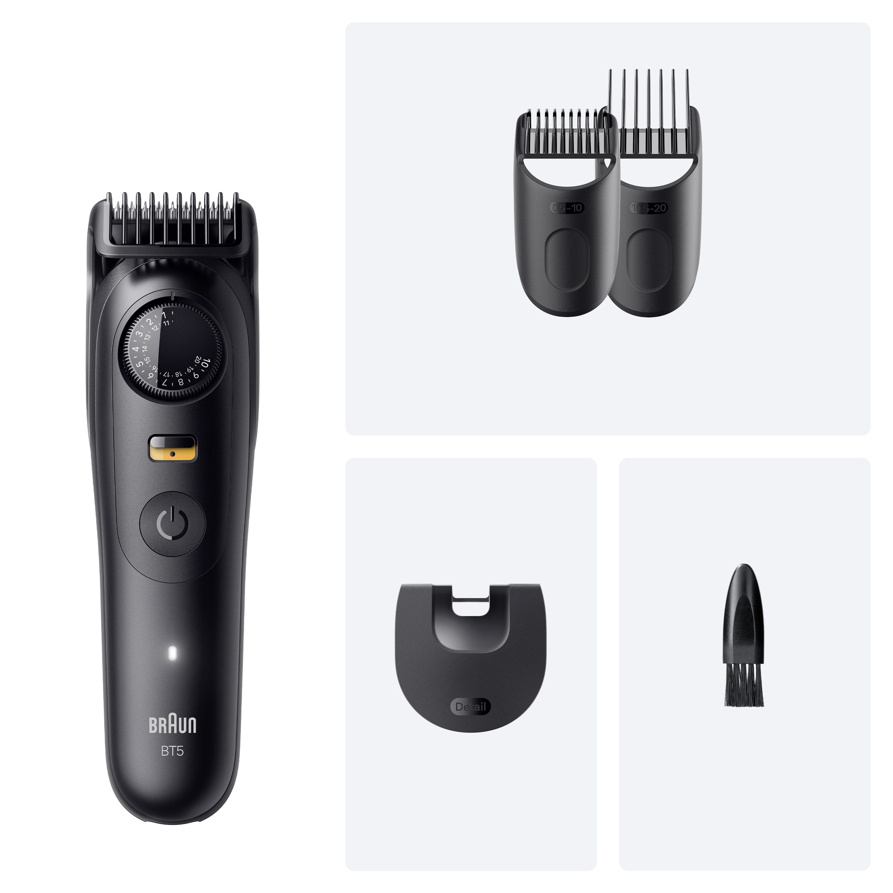 Braun Beard Trimmer Bt5520 Black