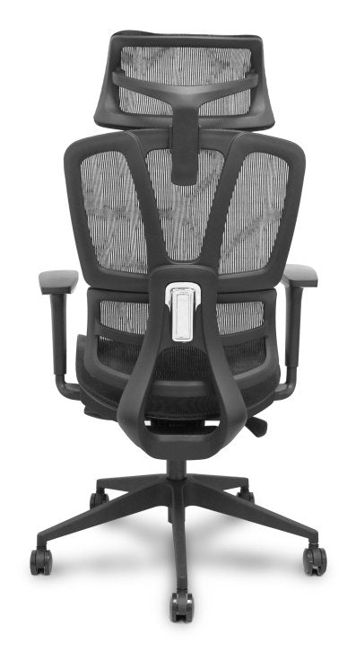Piqueras Y Crespo Forol Silla Pro537 Traslack Malla Negra Brazos 3d Ruedas Nailon 60 Mm