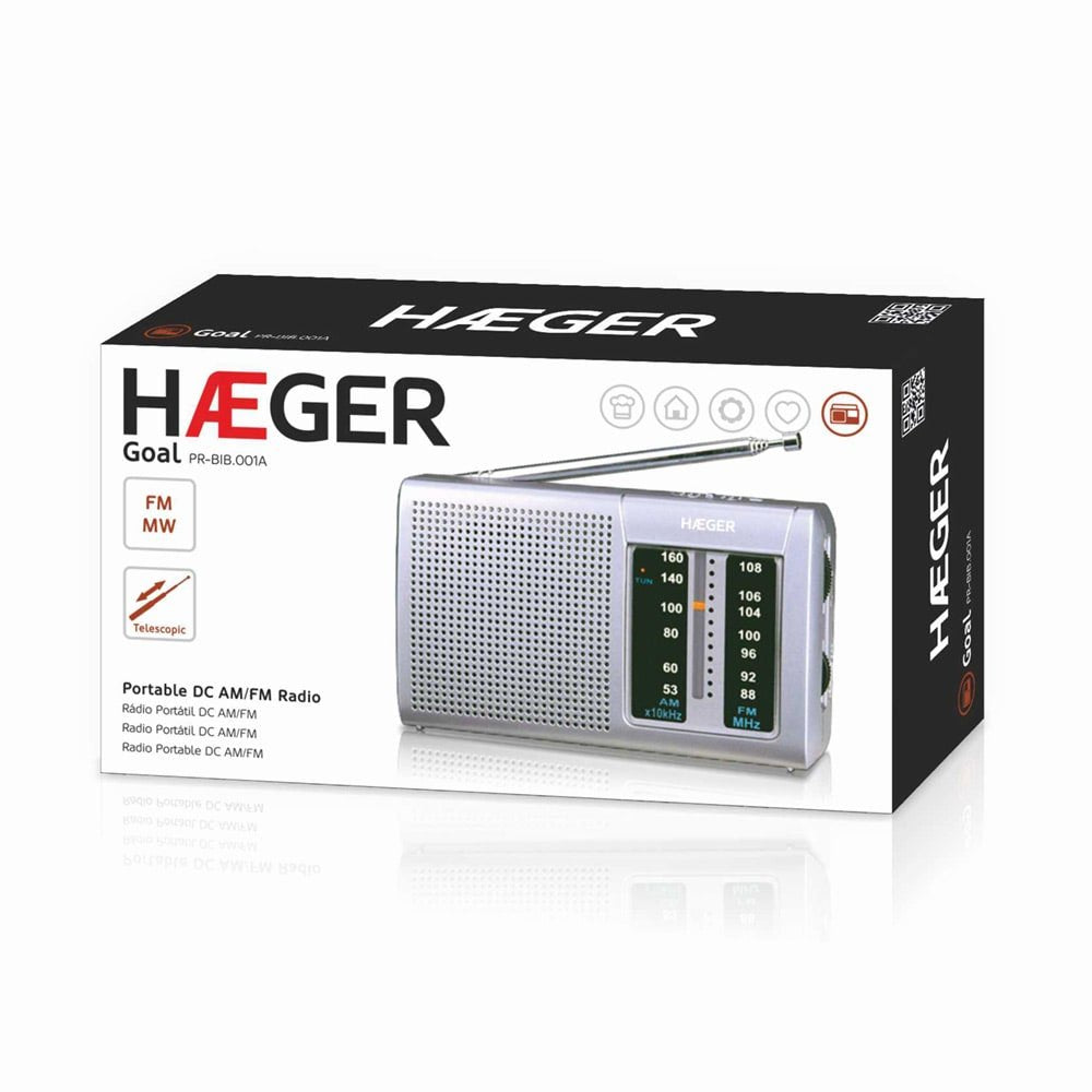 EAN 5608475006456 - Haeger PR-BIB.001A radio Portátil Digital Plata imagen 4