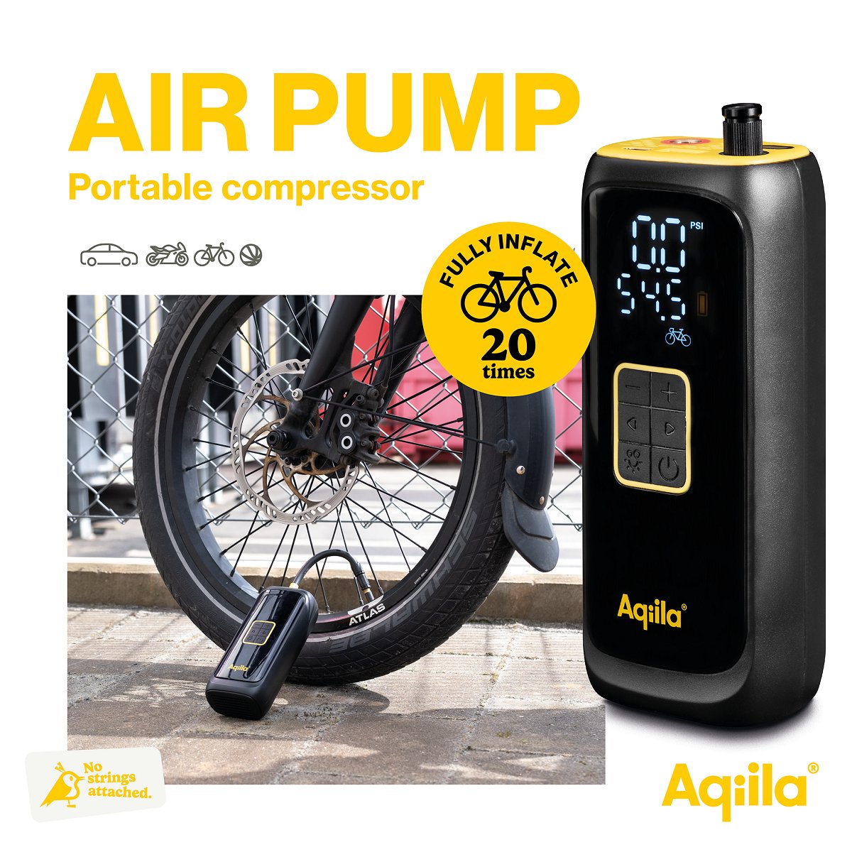 EAN 8716778932475 - Aqiila Airbird C4 bomba de aire eléctrica 10,3 bar 22 l/min imagen 3