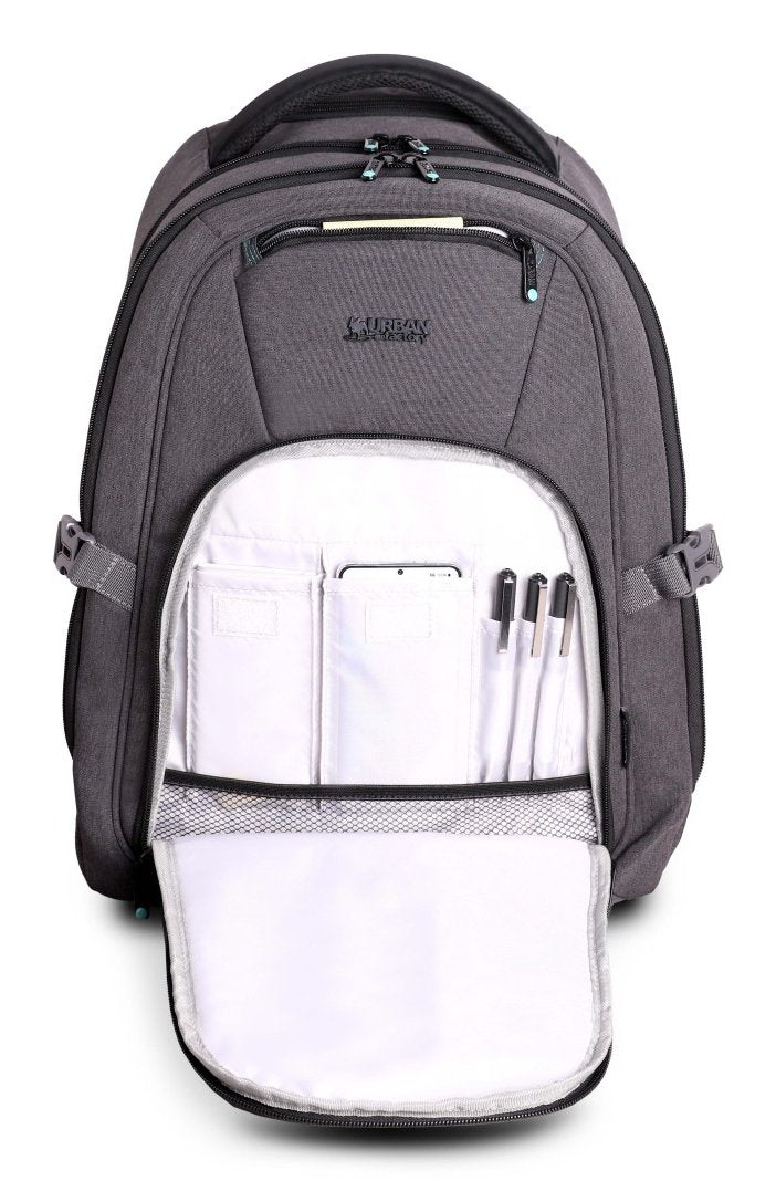 EAN 3760170884936 - Urban Factory TPE15UF mochila Mochila de viaje Gris Tereftalato de polietileno reciclado (rPET) imagen 7