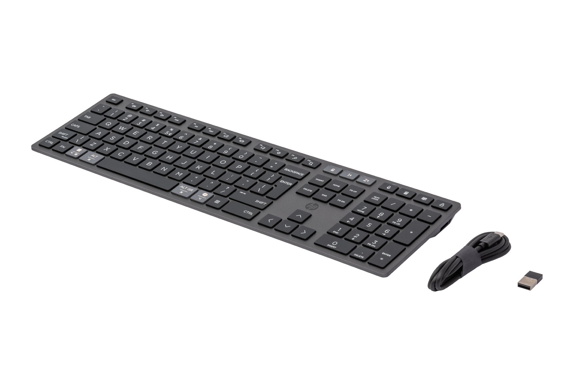 EAN 198122140725 - HP 720 Multi-Device Rechargeable Wireless Keyboard teclado Hogar / Oficina USB + Bluetooth QWERTY Inglés N imagen 2