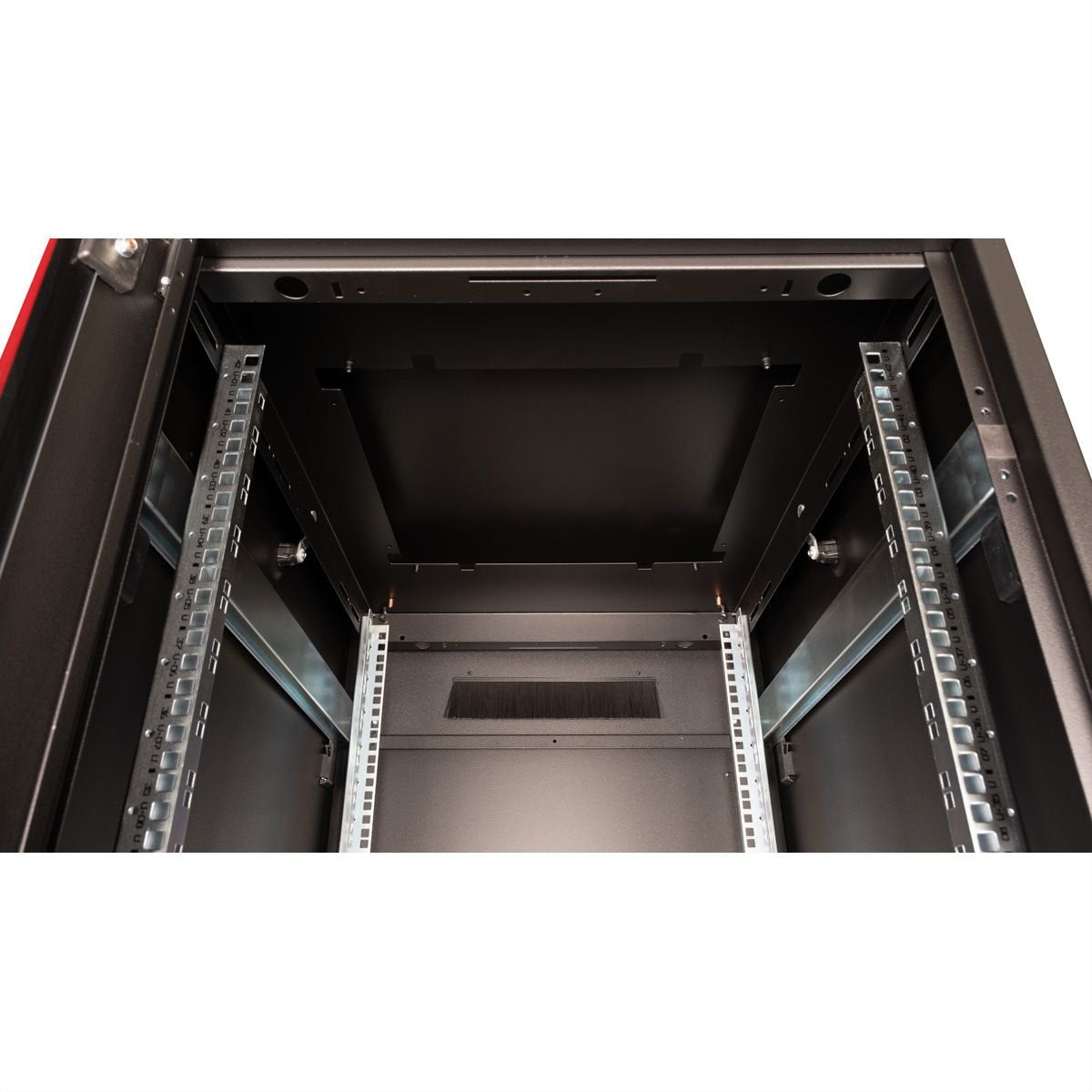 Roline 19-Zoll Netzwerkschrank Pro 42 He, 600x800 Bxt Glastr Schwarz