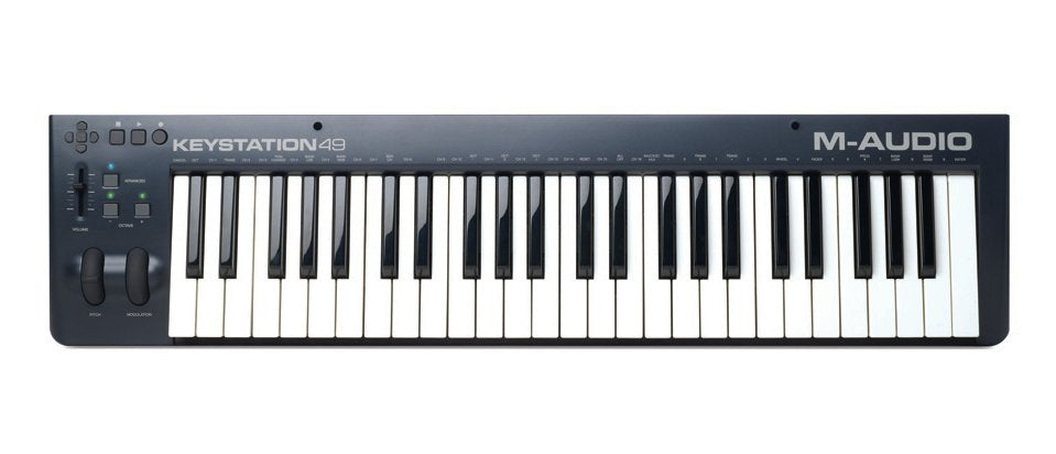 Teclado Musical M-Audio Keystation 49 Mk3 Midi Keyboard 49 Keys Usb Black