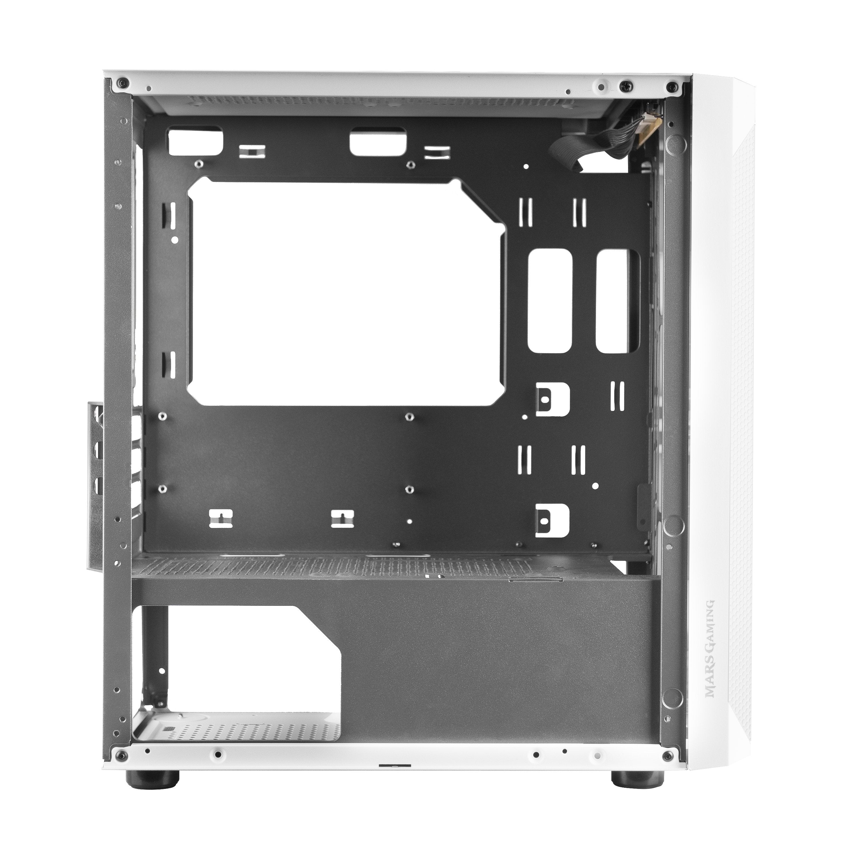Caja Pc Marsgaming Microatx Mcmesh White