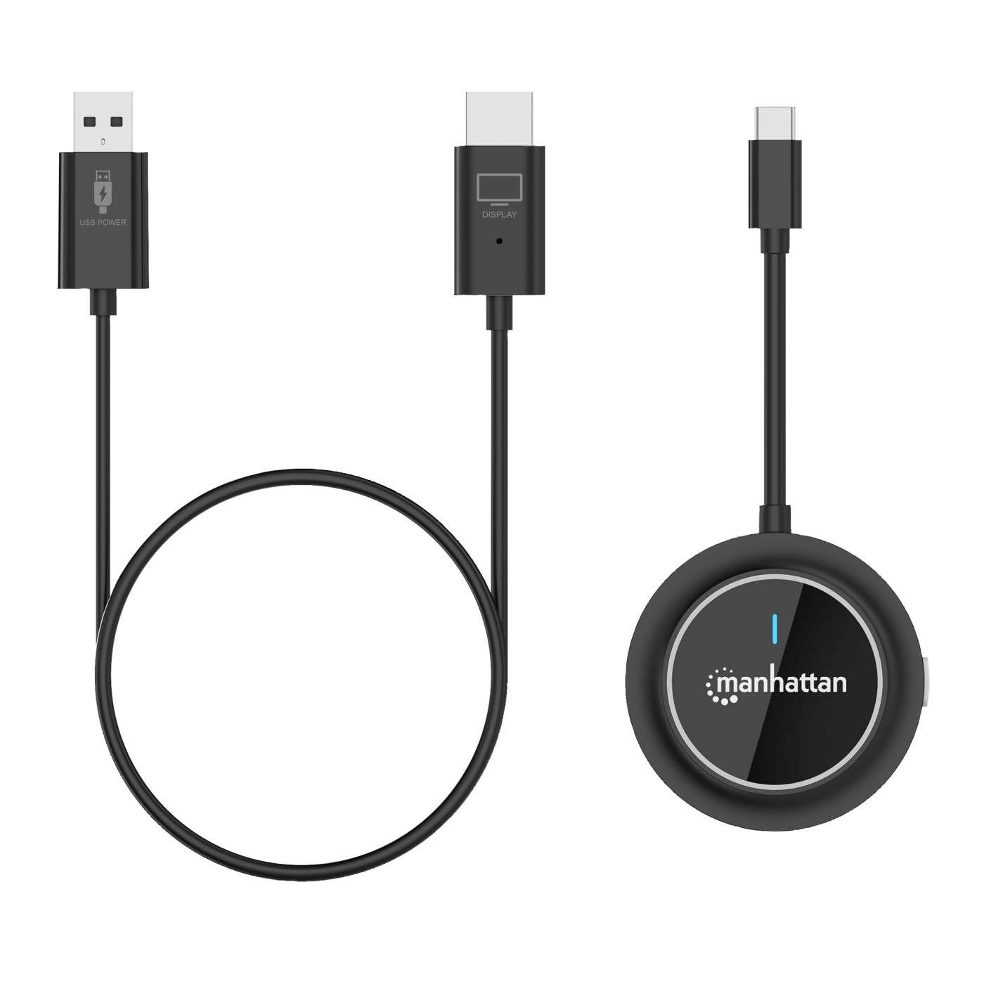EAN 0766623208420 - Manhattan 208420 extensor audio/video Transmisor y receptor de señales AV Negro imagen 5