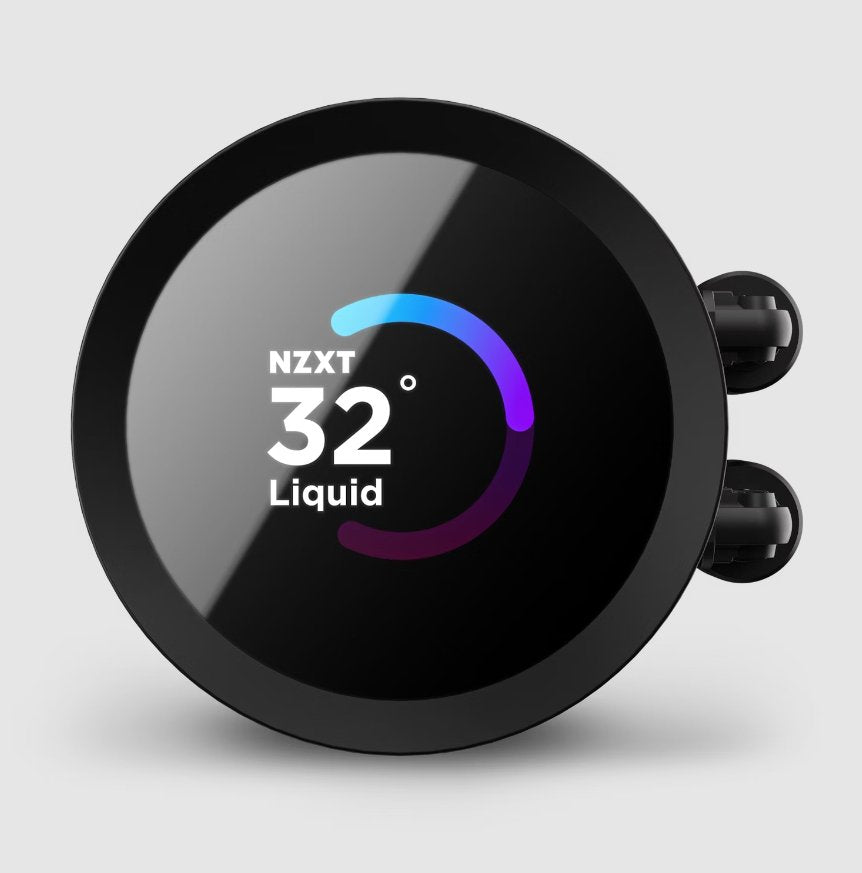 Refrigerador Liquido Cpu Nzxt Kraken 280 2x140 Negro Display Lcd Rl-Kn280-B1