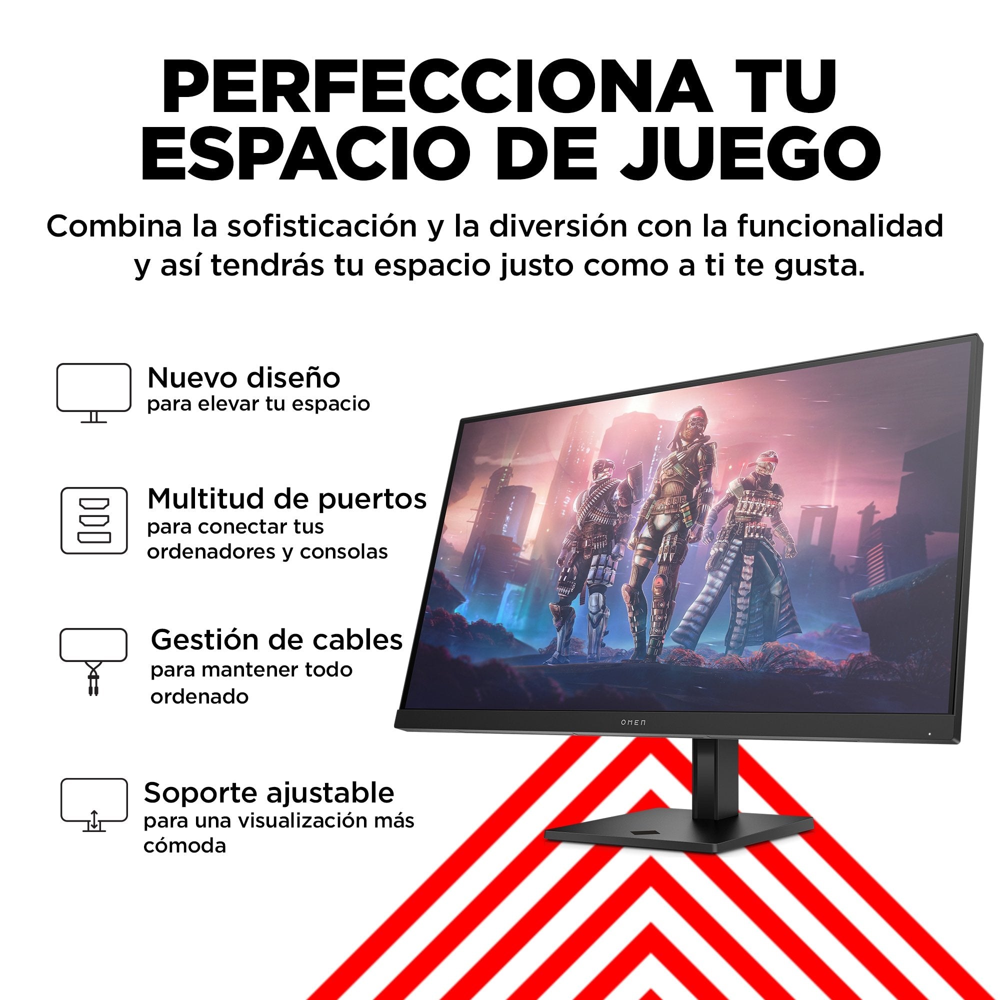 EAN 197029617712 - OMEN by HP 31.5 inch QHD 165Hz Gaming Monitor - OMEN 32q pantalla para PC 80 cm (31.5") 2560 x 1440 Pixele imagen 12