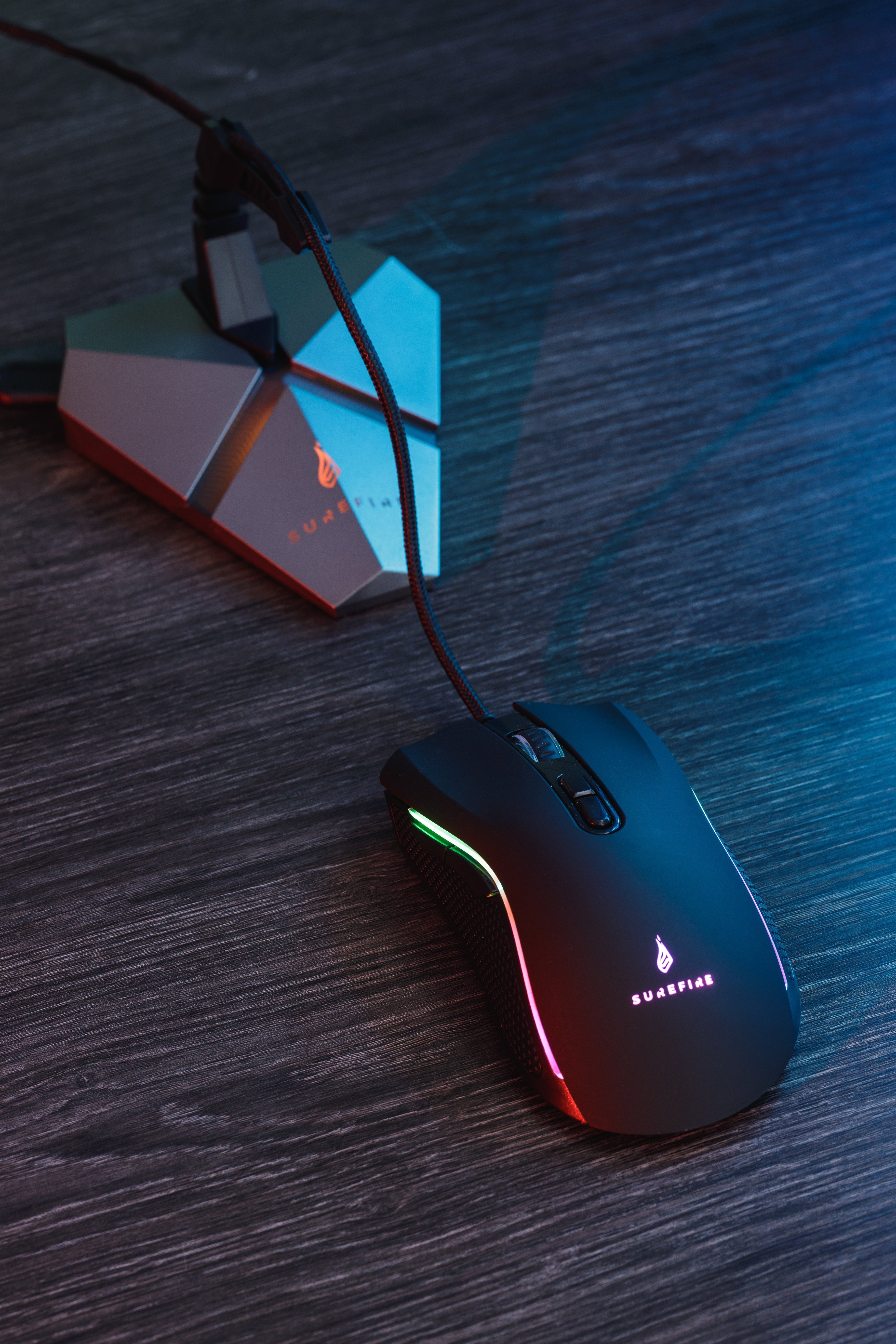 Verbatim Soporte Para El Cable Del Ratón Surefire Gaming Axis Bungee Hub