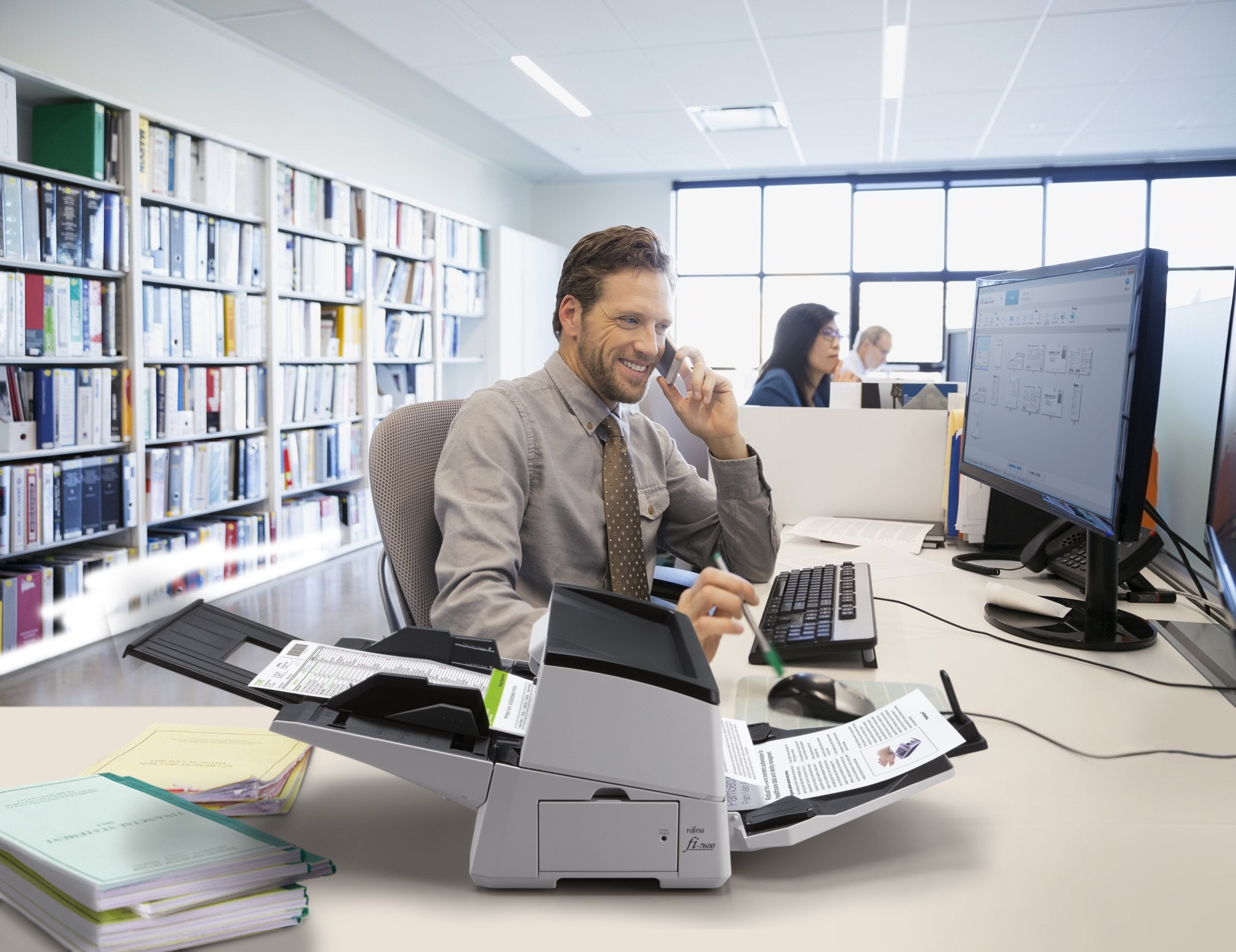 EAN 4939761309021 - Ricoh fi-7600 Alimentador automático de documentos (ADF) + escáner de alimentación manual 600 x 600 DPI A imagen 5