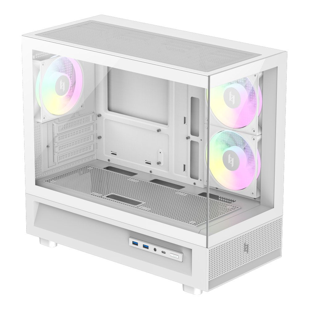 Caja Pc Gamemax Nex C31 Wh Matx Btf