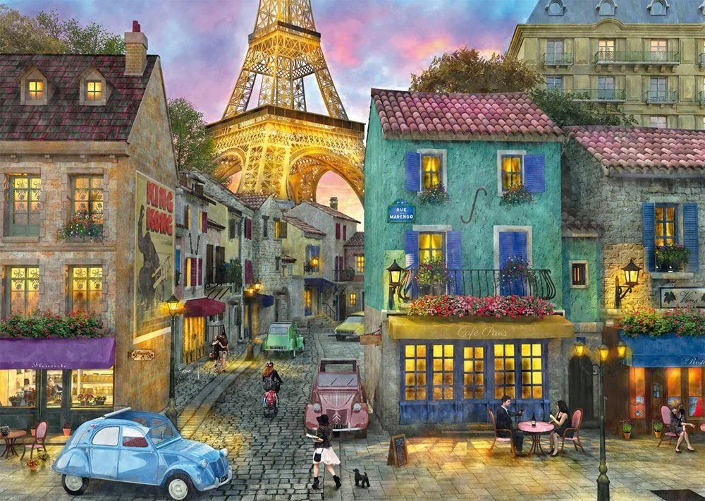 Puzzle Juegos De Schmidt En Las Calles De París (1000 Piezas)