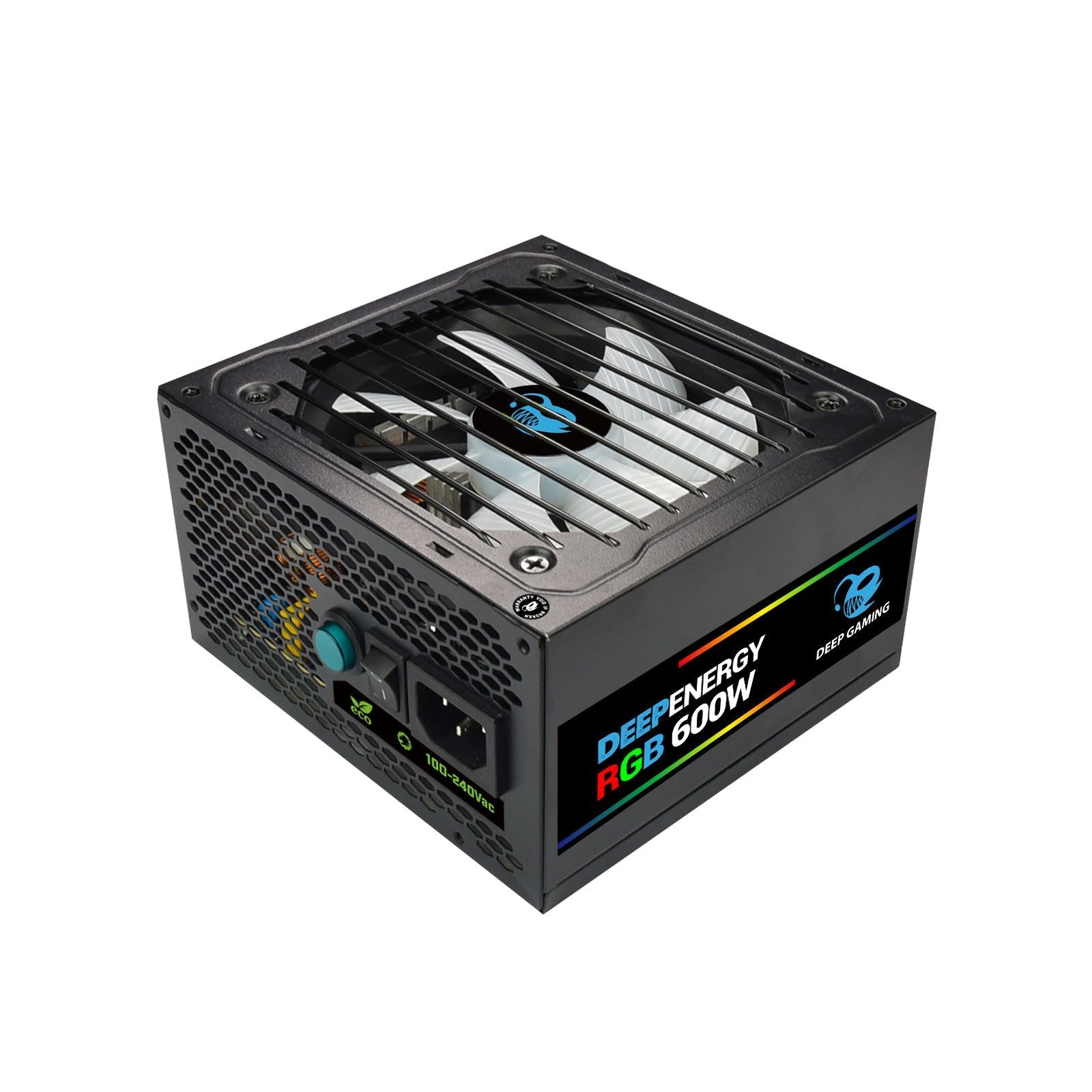 EAN 8436556148804 - Deep Gaming DeepEnergy RGB600 unidad de fuente de alimentación 600 W 20+4 pin ATX ATX Negro imagen 3